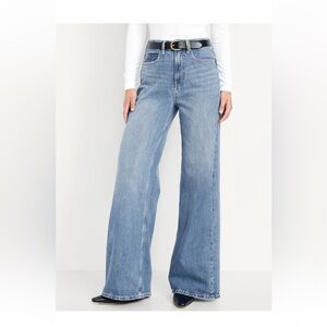 Old Navy Extra High-Rise Super Wide Leg Jeans - tall